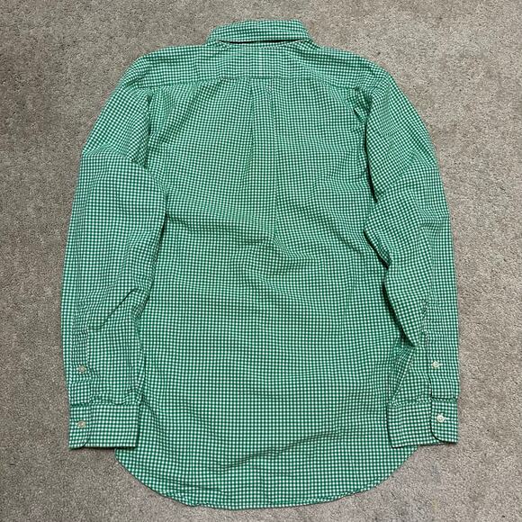 Polo Ralph Lauren Green/White Plaid Button Up Medium - Picture 3 of 7